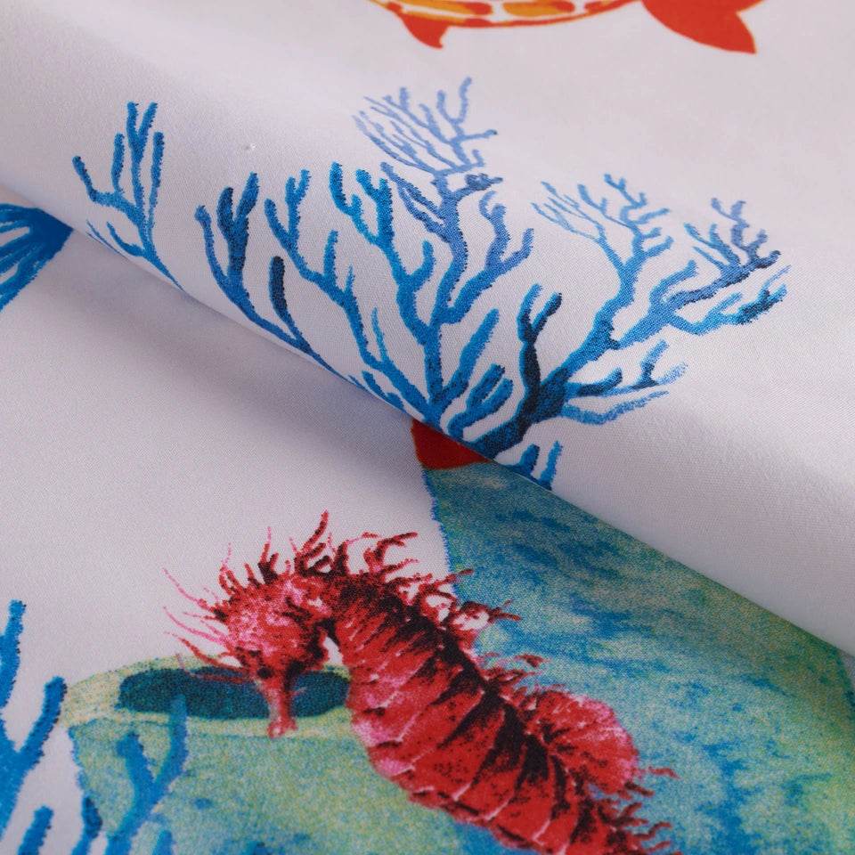 Tovaglia Stampato Biancheria Marea Bianca Tov Mae - evabiancheria